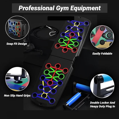 Portable Push-Up Board – Full Body Training System