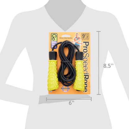 Pro Speed Jump Rope for Boxing & Cardio – Adjustable with Foam Grips