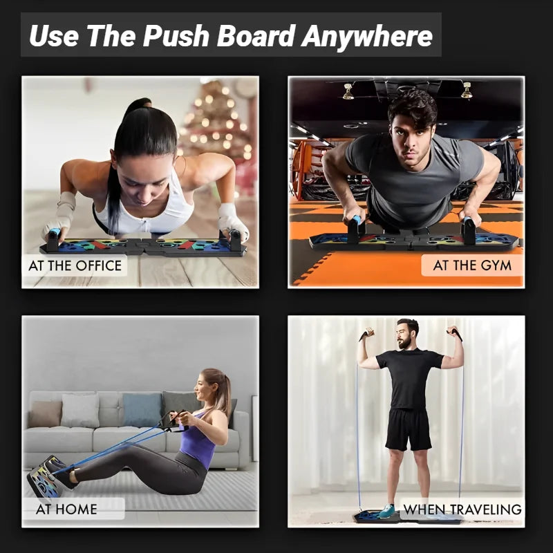 Portable Push-Up Board – Full Body Training System