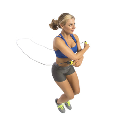 Pro Speed Jump Rope for Boxing & Cardio – Adjustable with Foam Grips