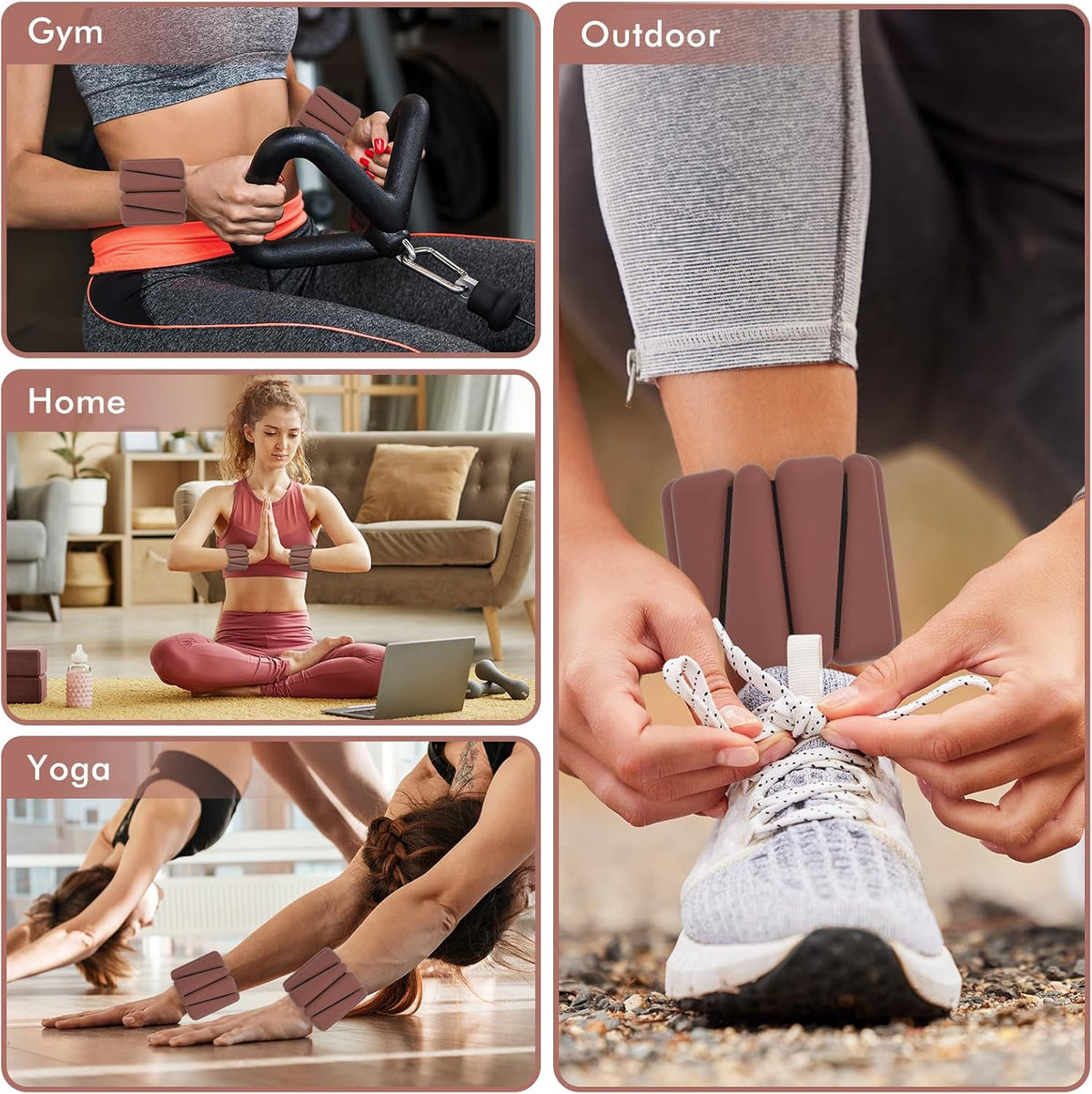 Adjustable Wrist & Ankle Weights – Strength & Toning