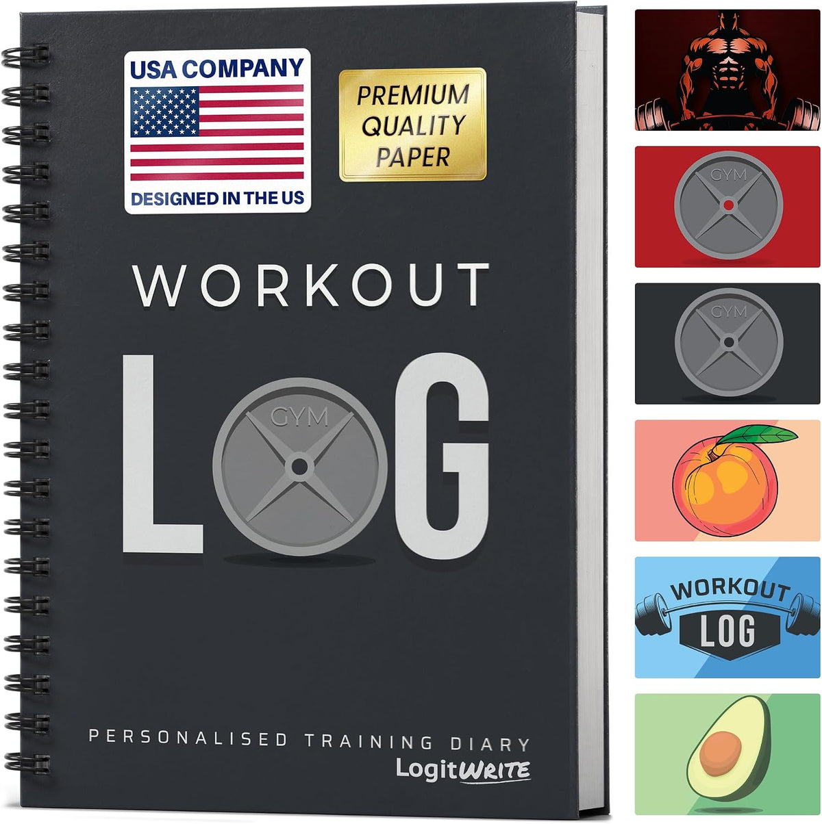 Daily Fitness Workout Planner – A5 Training Journal