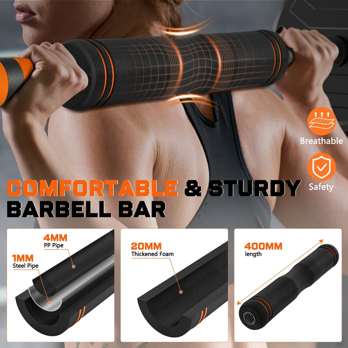 66lb Adjustable Dumbbells Set – 4‑in‑1 Home Gym System