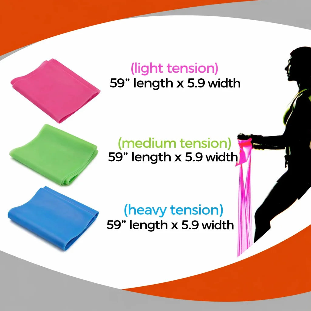 3‑Pack Resistance Bands – Strength, Stretch & Recovery Training