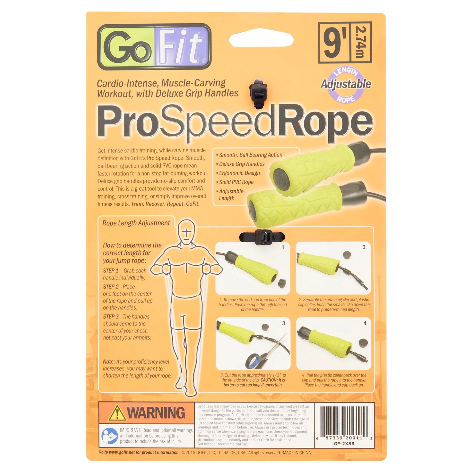 Pro Speed Jump Rope for Boxing & Cardio – Adjustable with Foam Grips