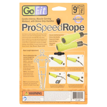 Pro Speed Jump Rope for Boxing & Cardio – Adjustable with Foam Grips